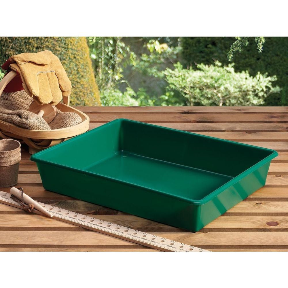 Garland podmiska plast Deep Tray Green 53x40x9.5 cm pohled zezadu