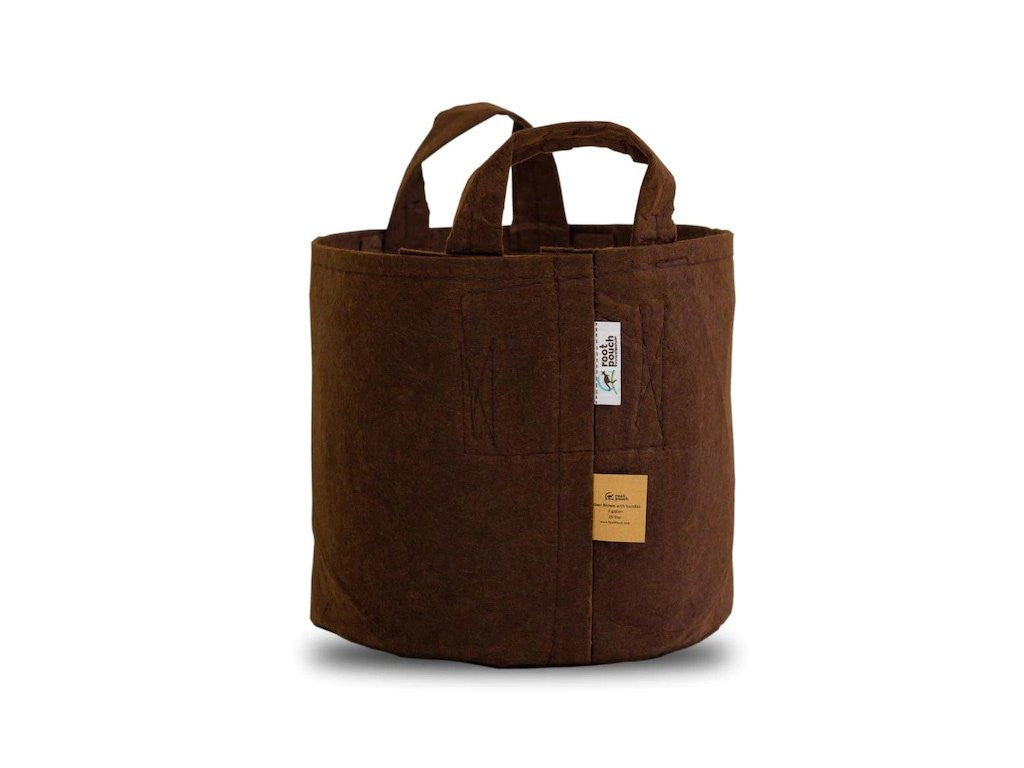 Root Pouch Boxer Brown květináč textilní 60x45 cm - 127 l boční pohled