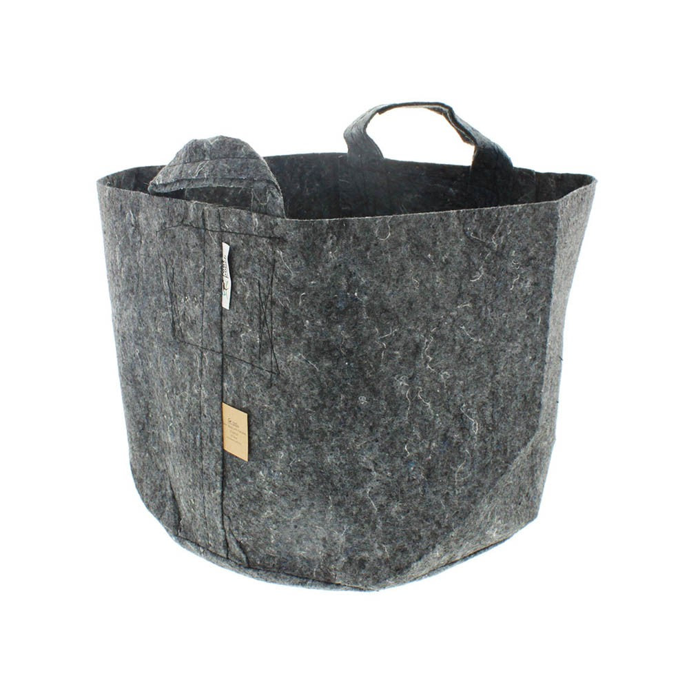 Root Pouch Grey květináč textilní 50x40 cm - 78 l boční pohled