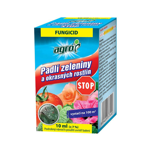 Agro STOP mildiu en hortalizas y plantas ornamentales 10 ml vista frontal