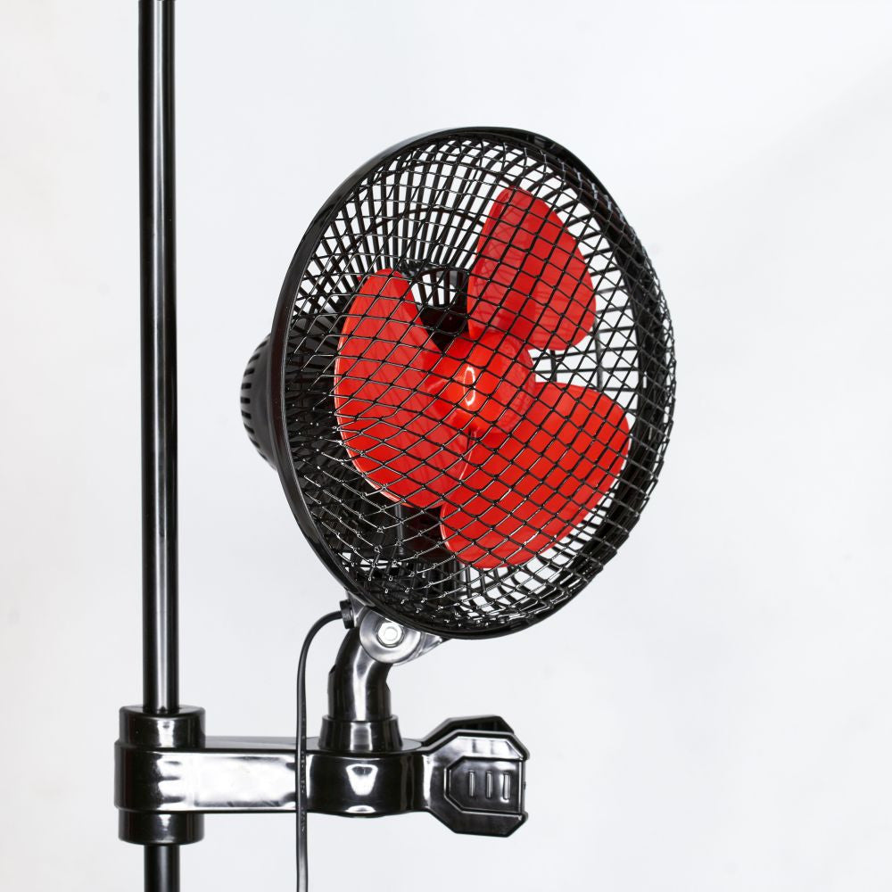 Urban Oscilfan 20W, dvourychlostní oscilační ventilátor průměr 24 cm pohled zezadu