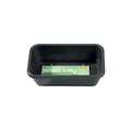 Garland podmiska plast Mini Seed Tray Black s drenáží 17x10x5 cm pohled zepředu