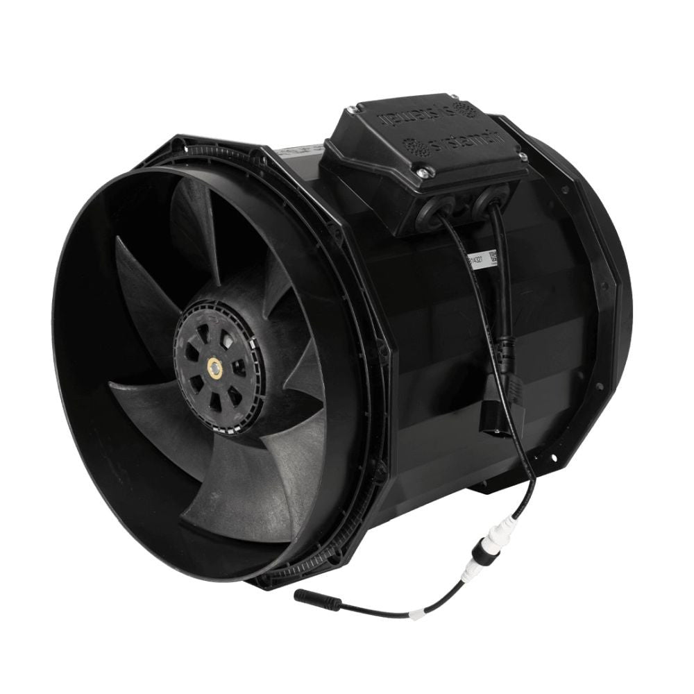 SystemAir Revolution EC Vector L 250 mm, 2077 m3/h vue de face