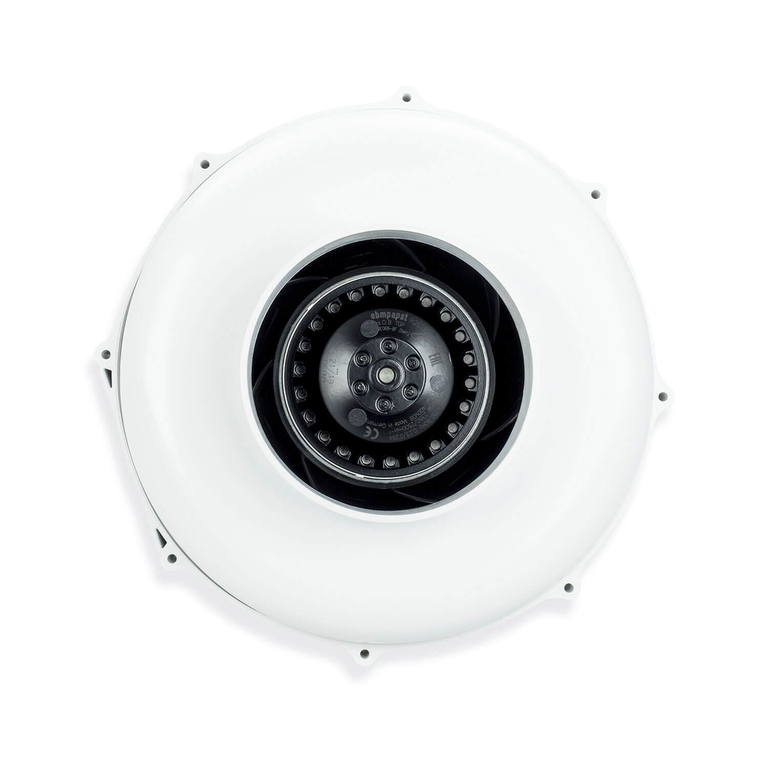 Ventilateur Prima Klima PK125-TC 125 mm - 400 m3/h, régulation de température TEMP CTRL deuxième vue de côté