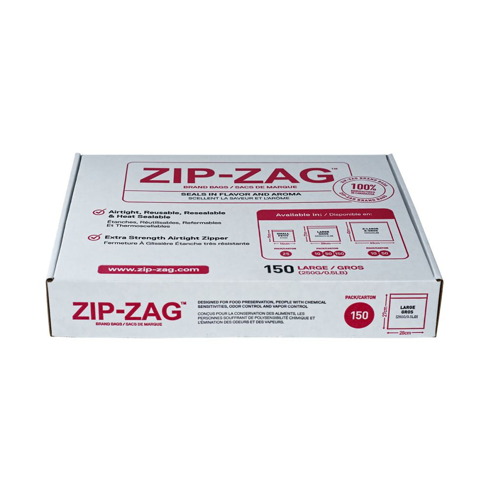 Zip-Zag sáček Large 27x28cm 250 g, 50 ks boční pohled