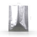 Qnubu sealing bag silver 450x600 mm front view
