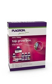 Plagron Top Grow Box 100% Terra, sada hnojiv boční pohled