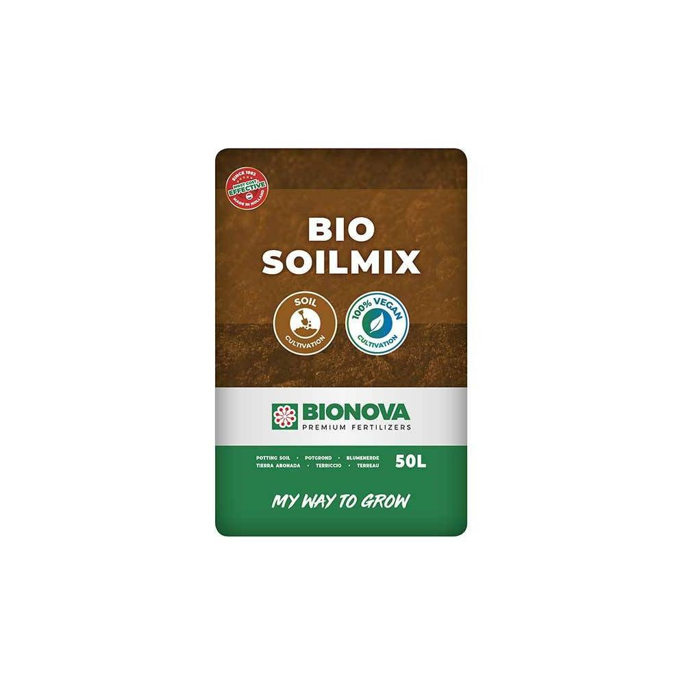 BioNova Bio Soilmix 50 l, organisk substrat frontvisning
