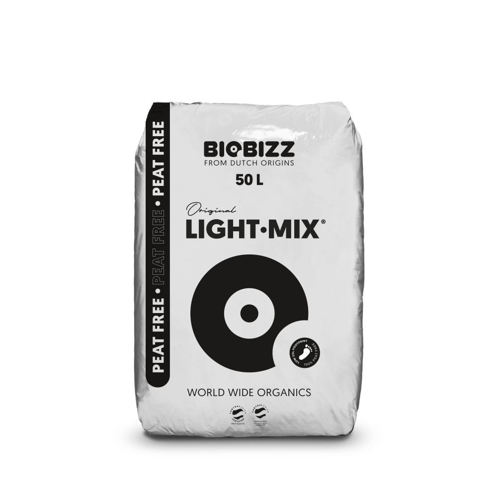 Biobizz Light Mix Peat Free 50 l, organický substrát bez rašeliny pohled zepředu