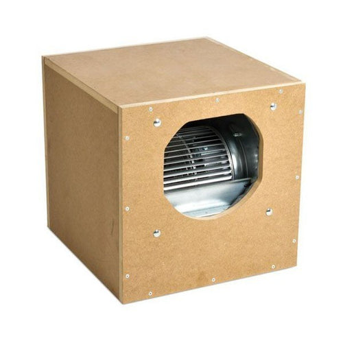 Airbox 2500 m3/h, soundproof fan front view
