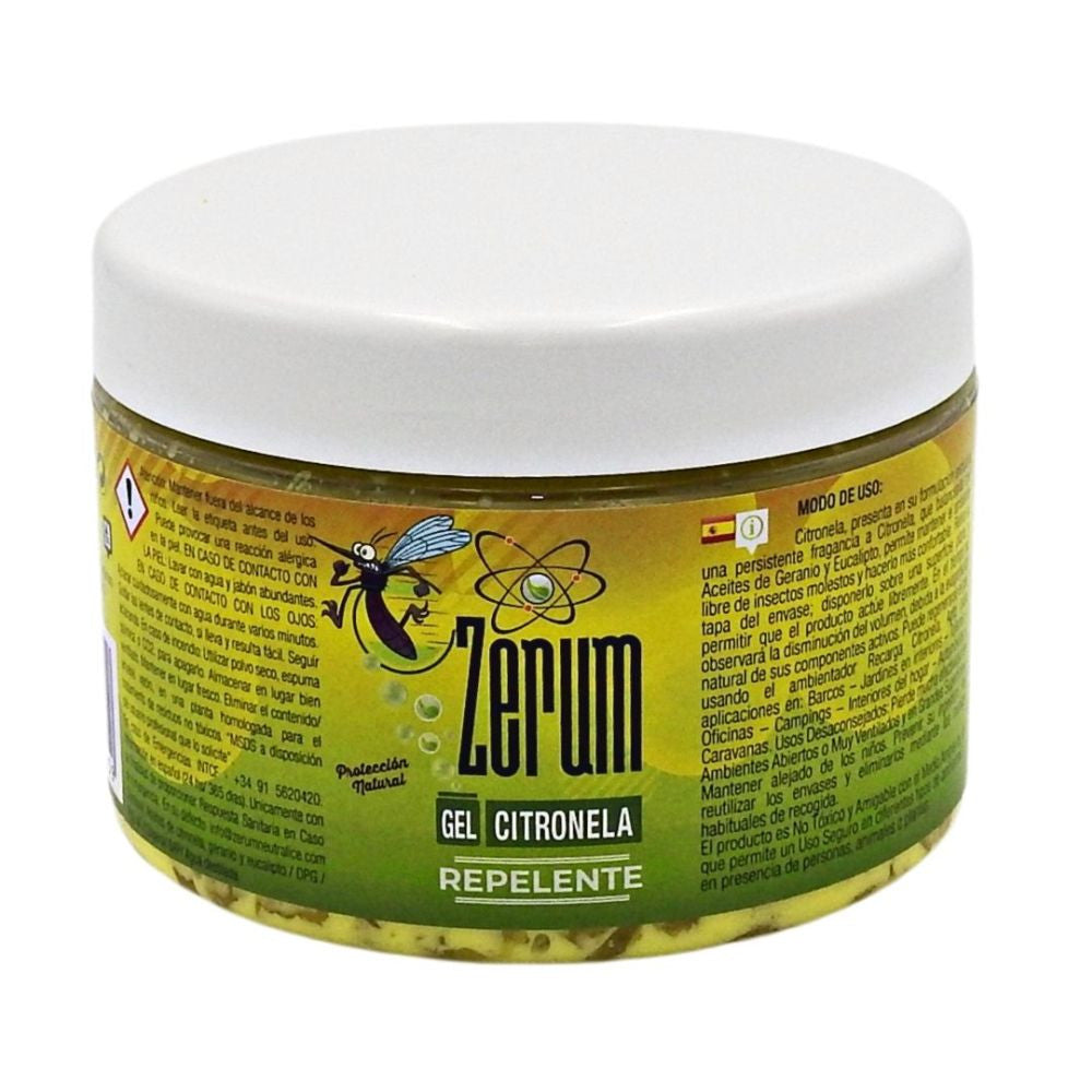 Zerum PRO Gel Citronela Repelent, 400 g pohled zepředu