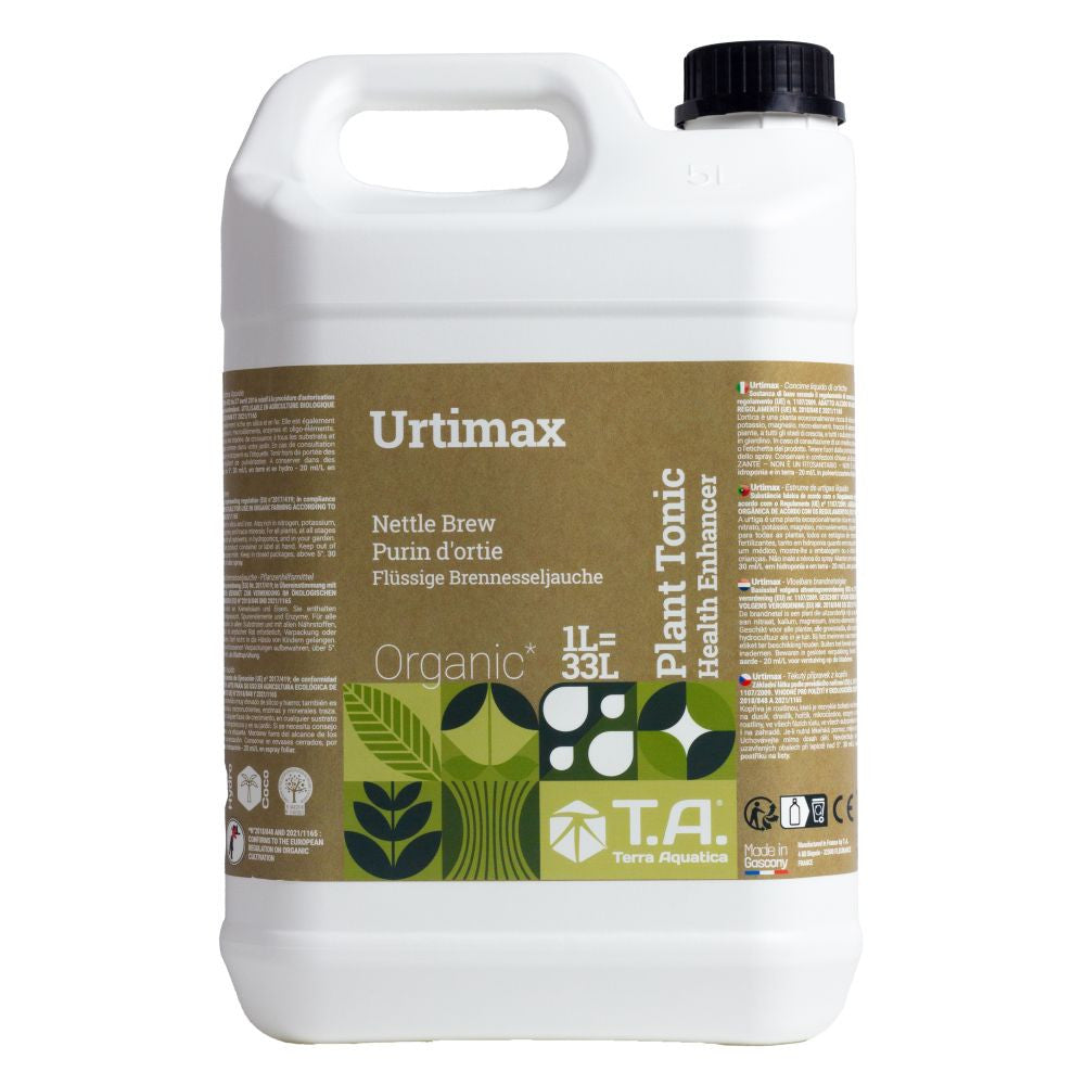 Terra Aquatica Urtimax Organic 5 l pohled zepředu