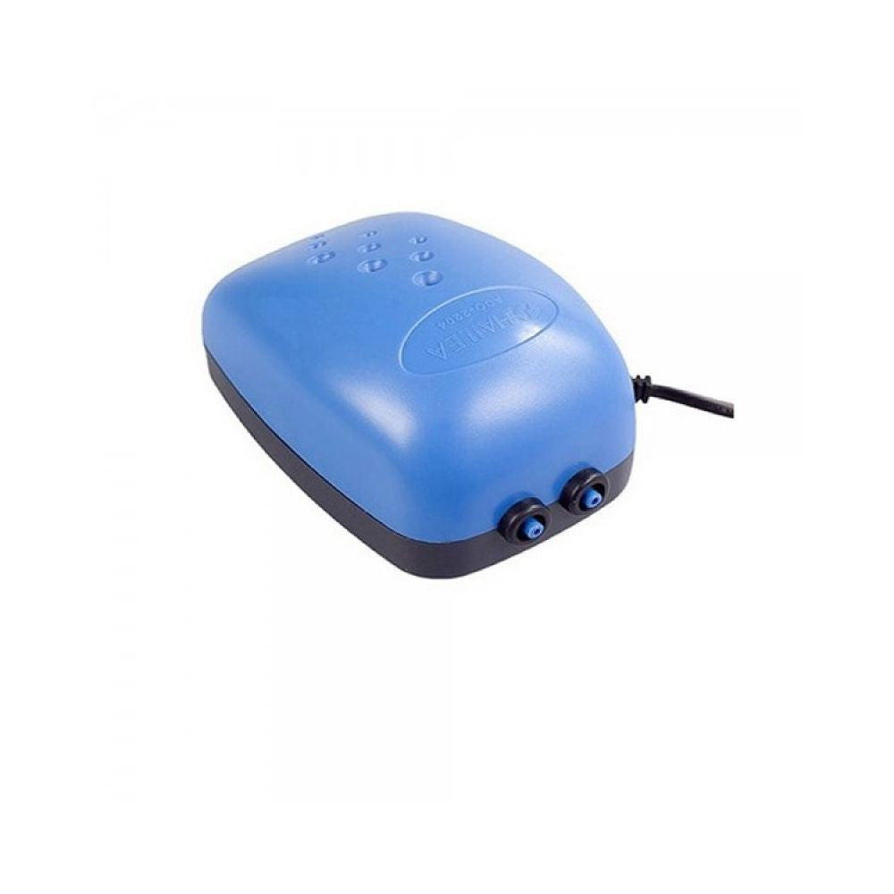 Air Compressor ACO 2204 / LD4BC vzduchové čerpadlo se 2 výstupy, 240 l/h pohled zepředu