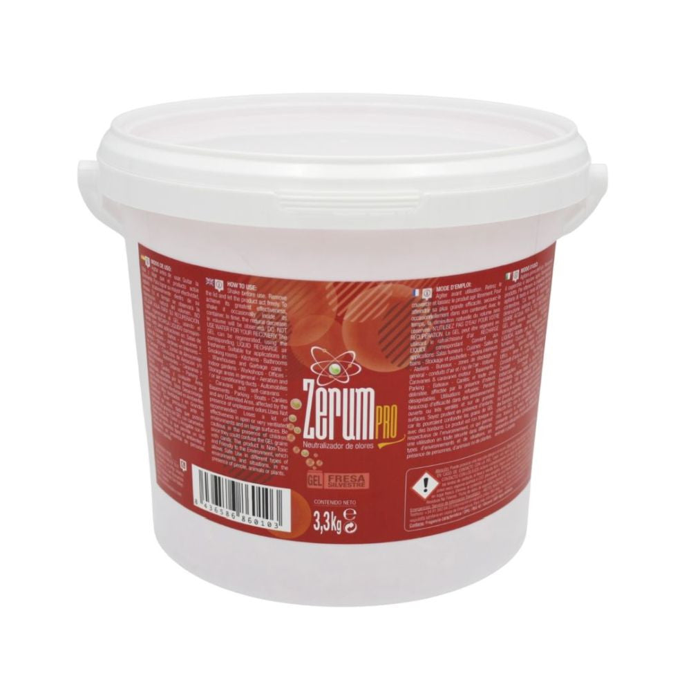 Zerum PRO Gel Lesní jahoda, 3.3 kg pohled zepředu