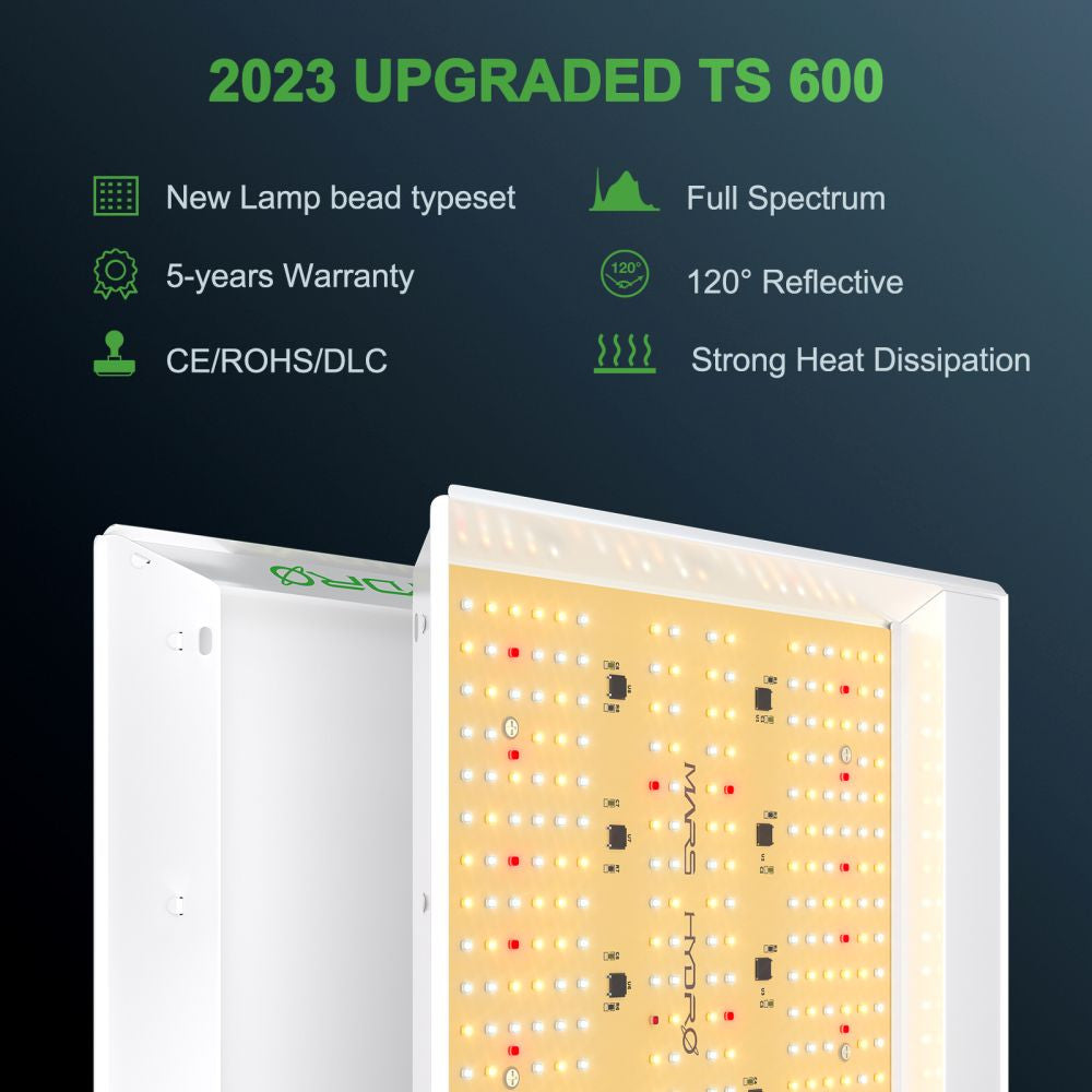 LED Mars Hydro TS600 - 100W pohled zezadu