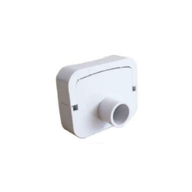 Urban Hydro koncový díl s dírou pro NFT kanál 100x80 mm pohled z boku