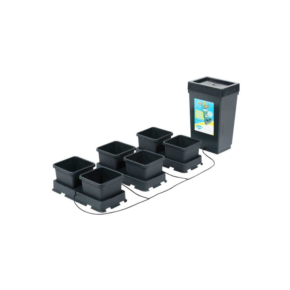 Autopot Easy2Grow, 6 květináčů bez nádrže (Aquavalve5) boční pohled