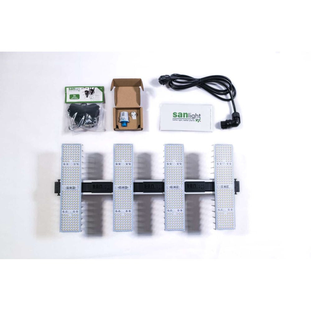 SANlight EVO LED Set 80 - 265W pro 80x80 cm 3 µmol/J - V1.5 boční pohled