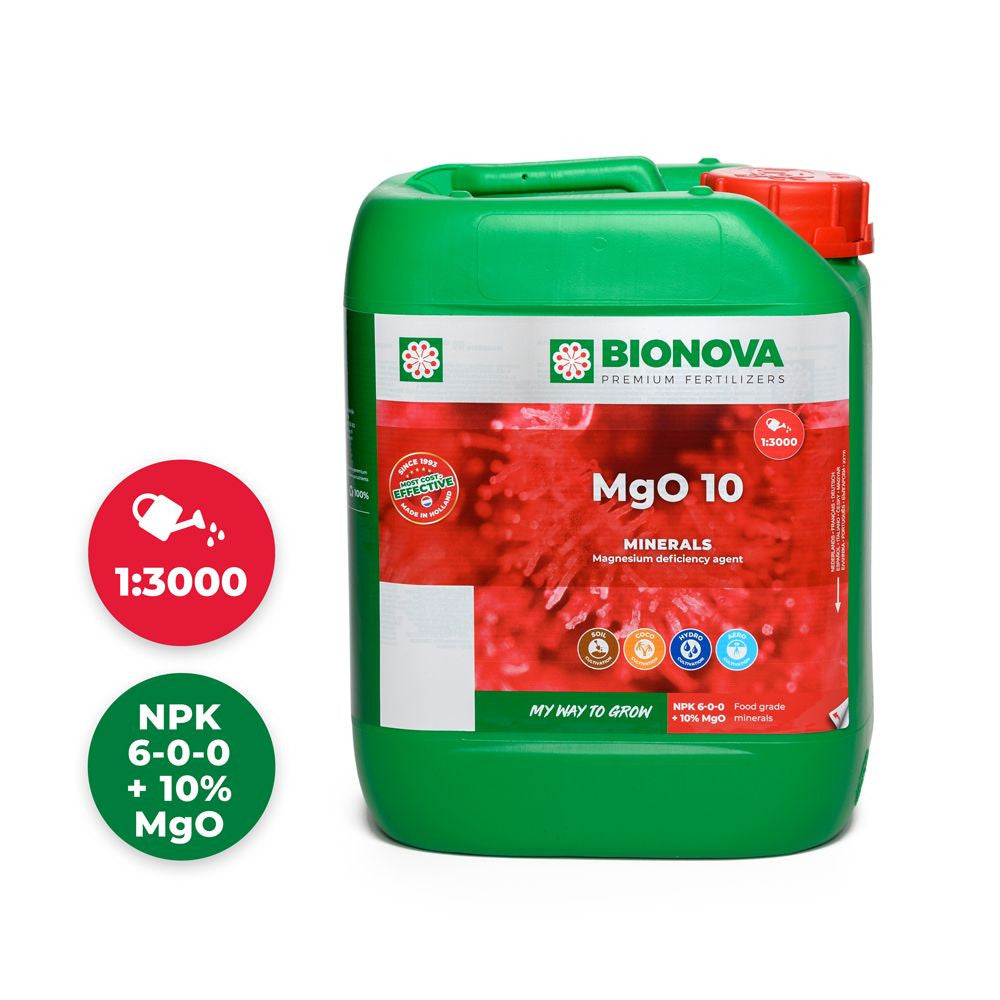 BioNova MgO 10 (hořčík) 5 l pohled zepředu