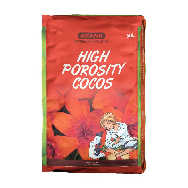 Atami High Porosity Cocos 50 l, kokos pohled zepředu