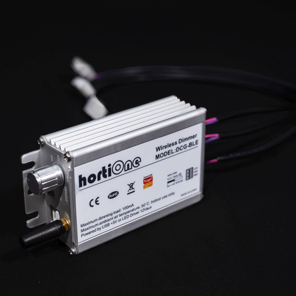 HortiONE LED dimmer Knot/Bluetooth for 1-3 lamper bakfra setning