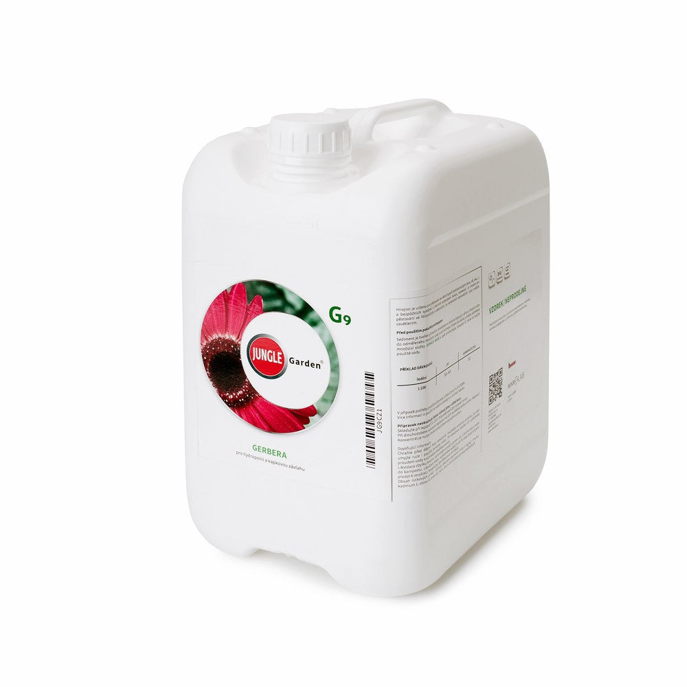 Jungle Garden G9 Gerbera 5 l pohled zepředu