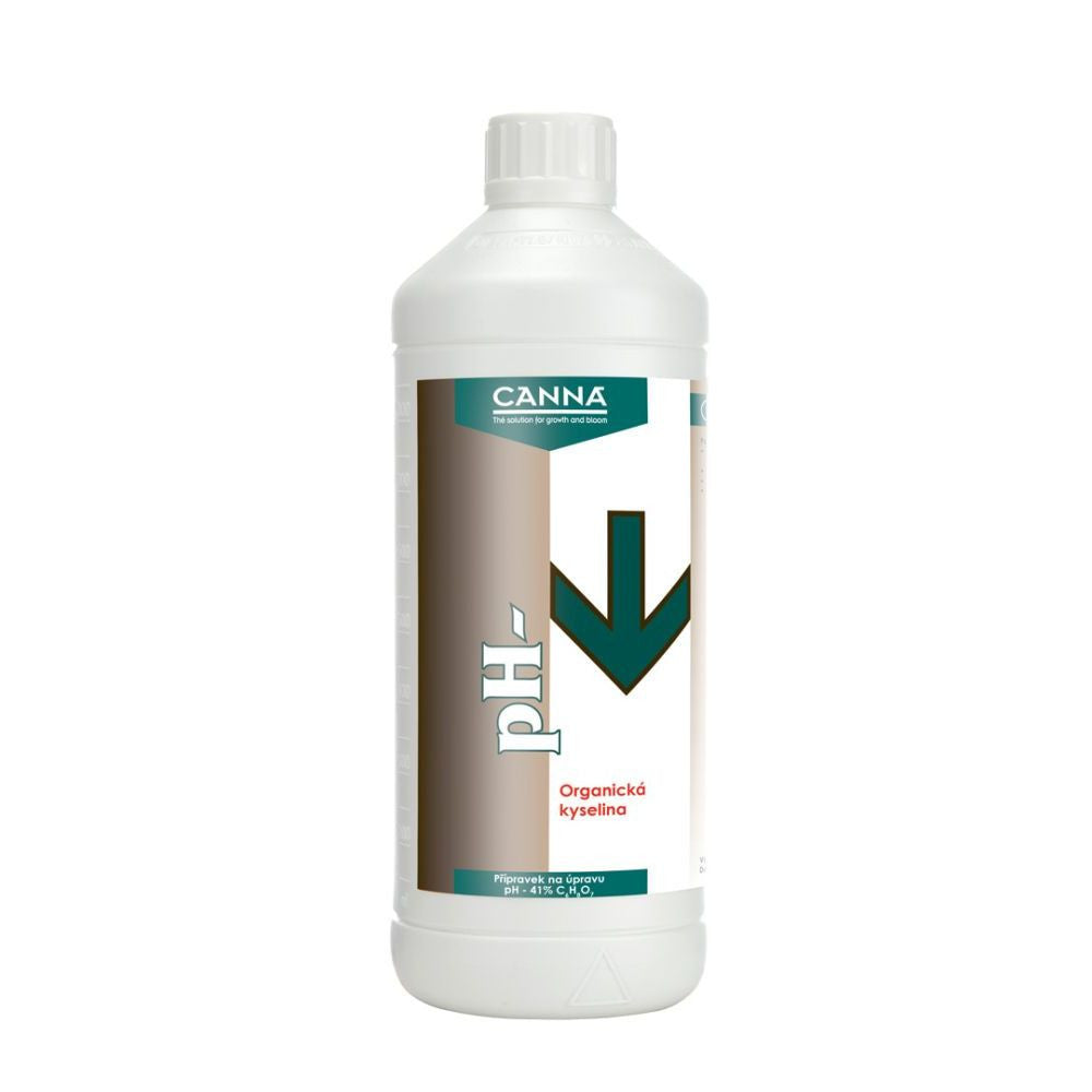 Canna pH- Organic Acid 1 l, 50% kyselina citrónová pohled zepředu