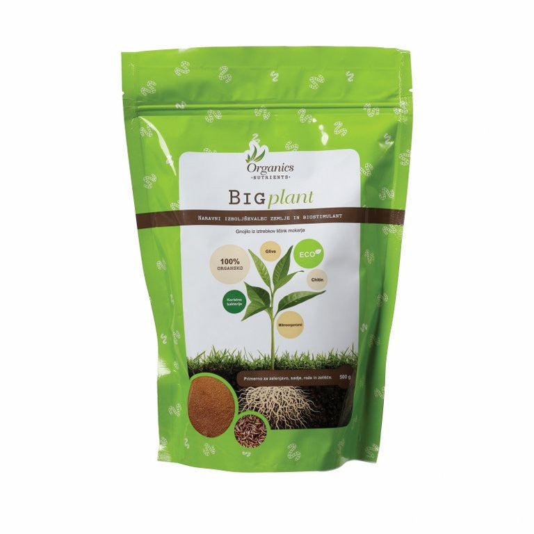 Organics Nutrients Big Plant 500 g boční pohled