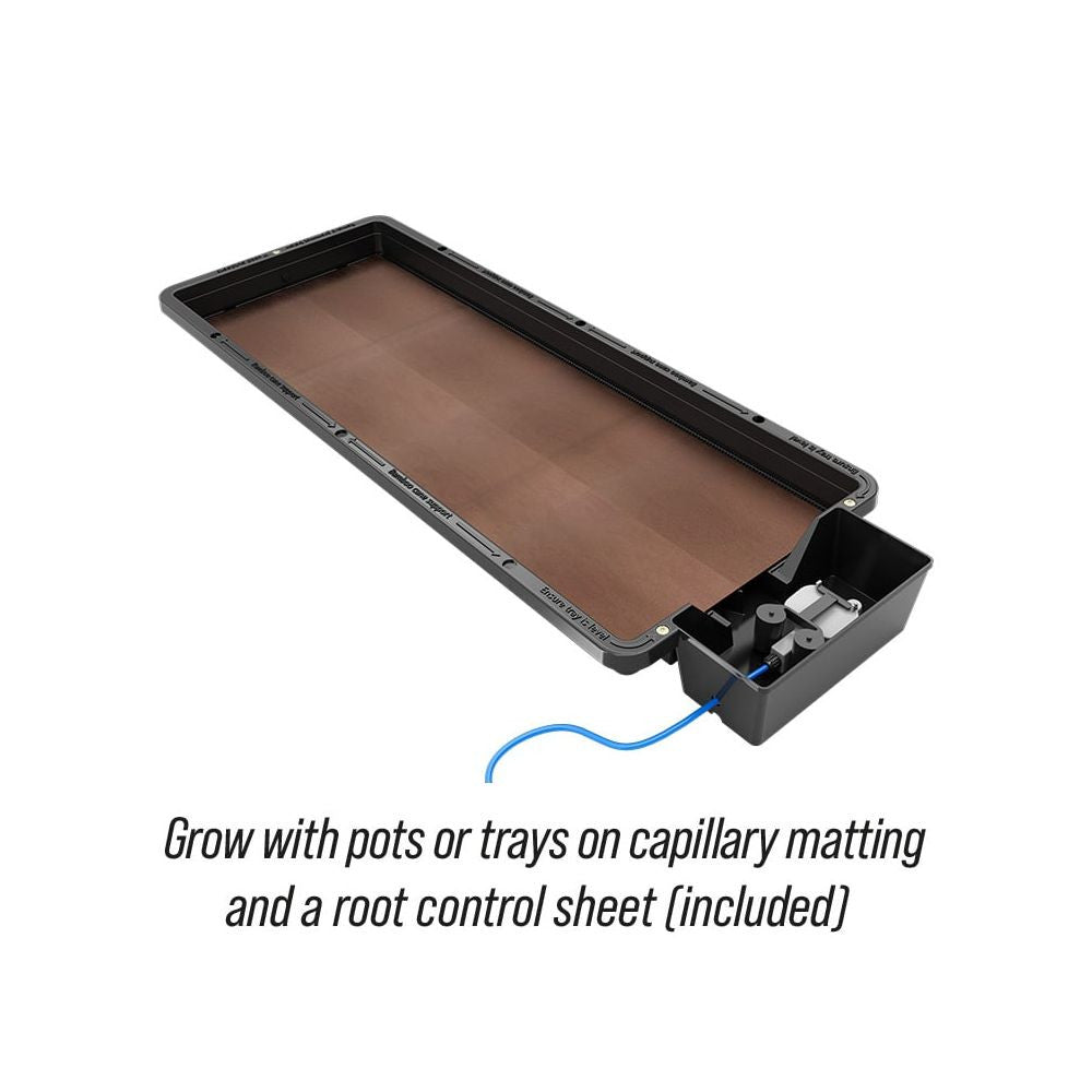 Autopot Tray2Grow système, 111.5x41x9.5 cm vue détaillée
