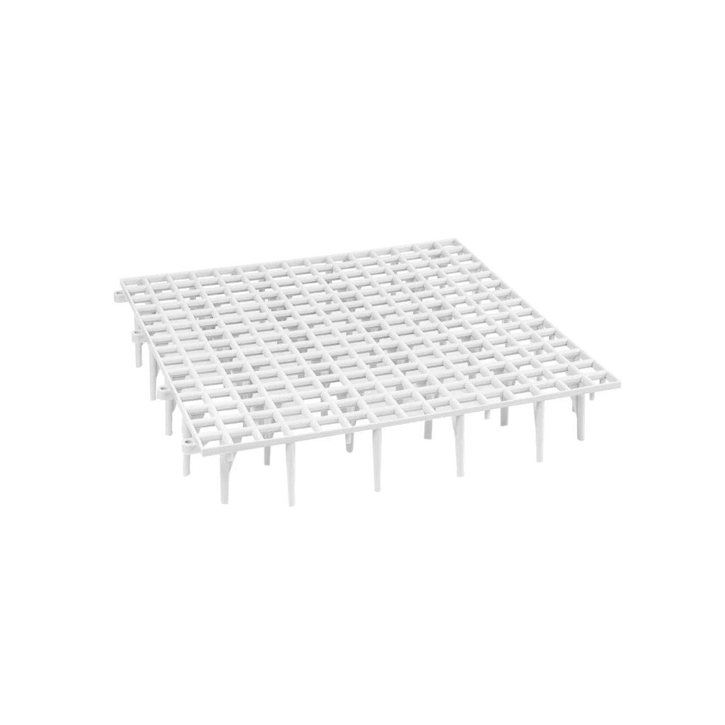 Rošt pod květináč - 50x50x10 cm - zpevněný pohled zepředu