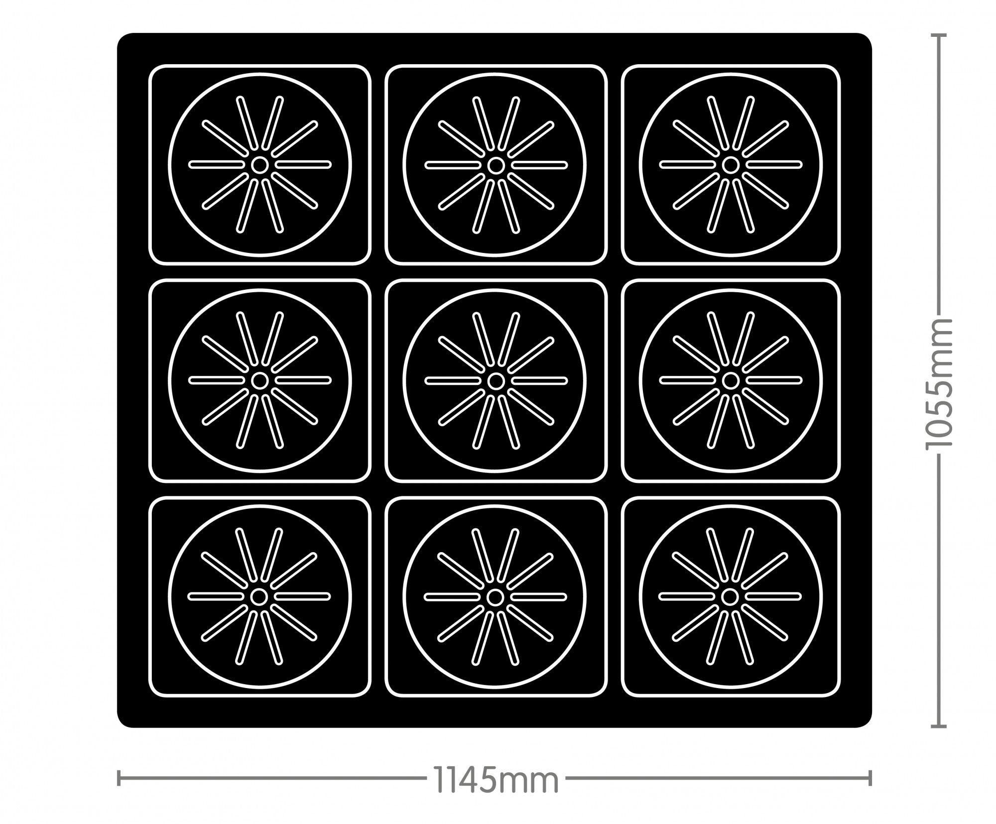 AutoPot Auto9 XL Lid (krytka na podmisku) pohled zepředu