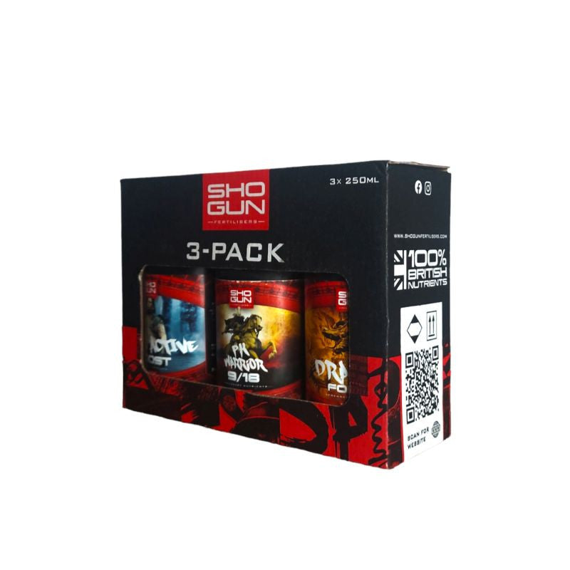 Shogun Terra Starter 3er-Pack 750 ml, Düngemittelset Rückansicht