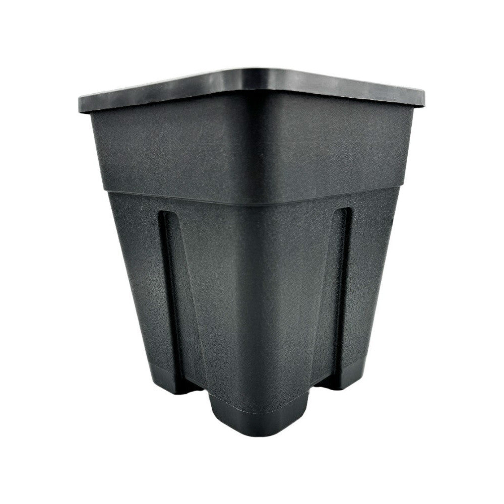 Květináč plastový hranatý 24x24x28 cm, 11 l pohled zepředu