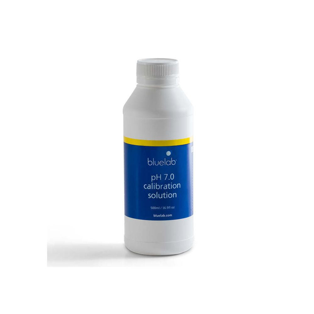 Bluelab pH 7.0 tampon 500 ml, solution détalonnage BOÎte 6 PCS vue de côté