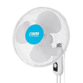 RAM Wall Fan, třírychlostní nástěnný ventilátor průměr 40 cm pohled zepředu