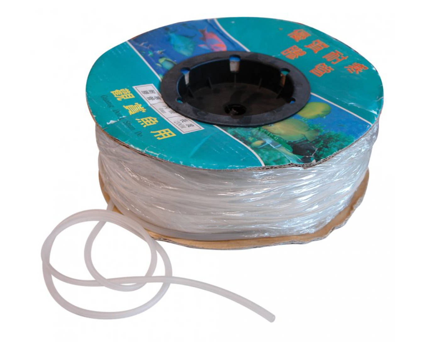 Vzduchovací hadička průhledná 4/6 mm, role 100 m boční pohled