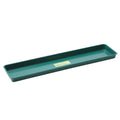 Garland plastic saucer Windowsill Large Tray Green, 76x17.5x3.5 cm front view