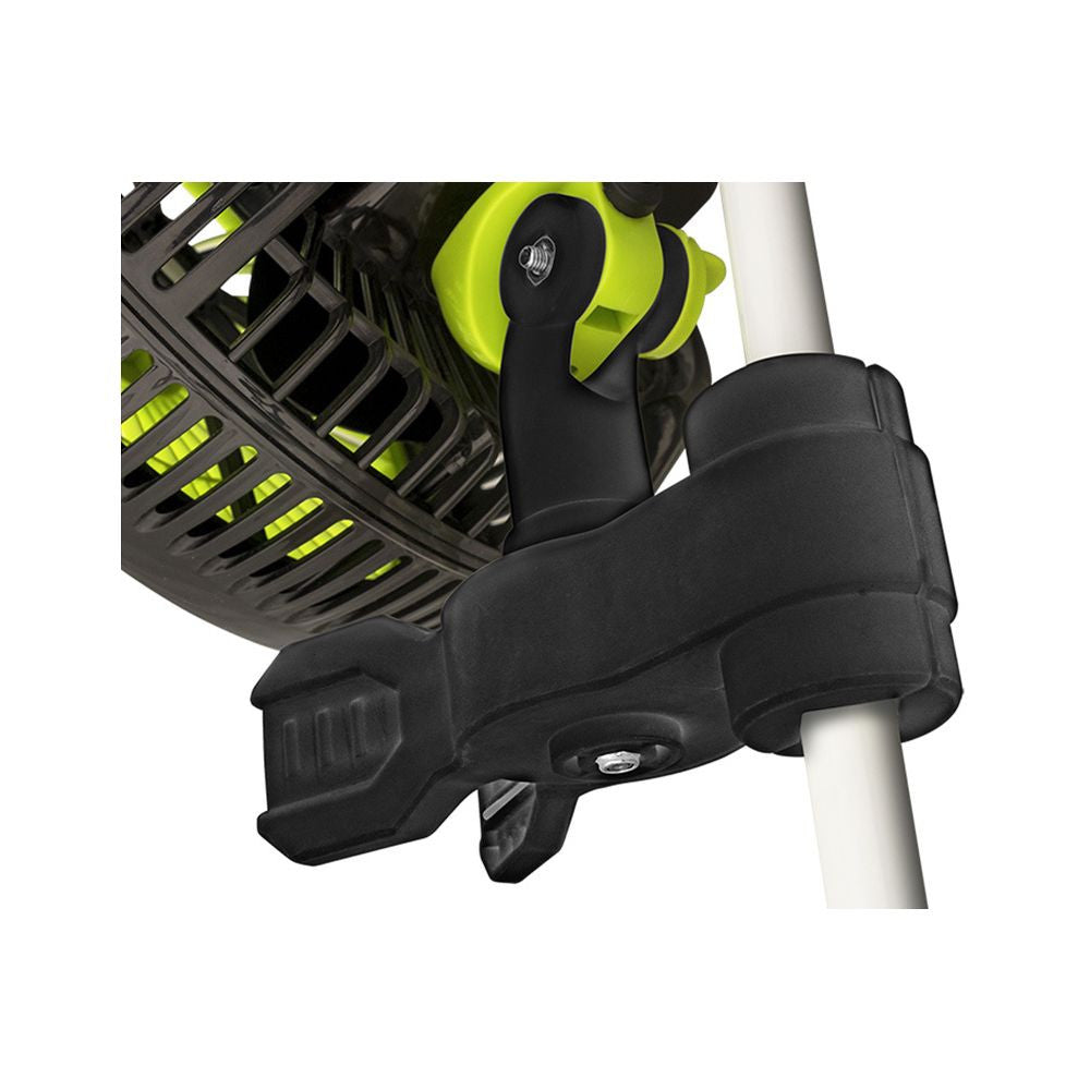 Garden High Pro Oscillating Fan 20W, dvourychlostní oscilační ventilátor průměr 20 cm pohled zezadu