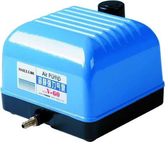Air Compressor V-20 vzduchové čerpadlo, 1200 l/h boční pohled