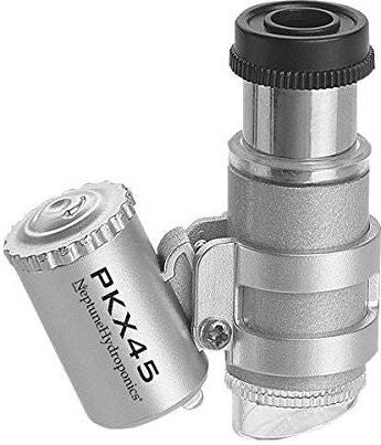 Neptune LED Mini 45x mikroskop kapesní boční pohled