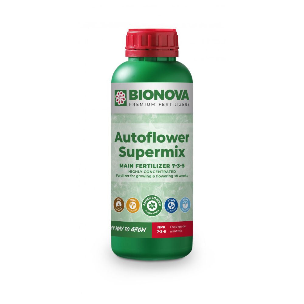 BioNova AutoFlower Supermix 1 l pohled zepředu