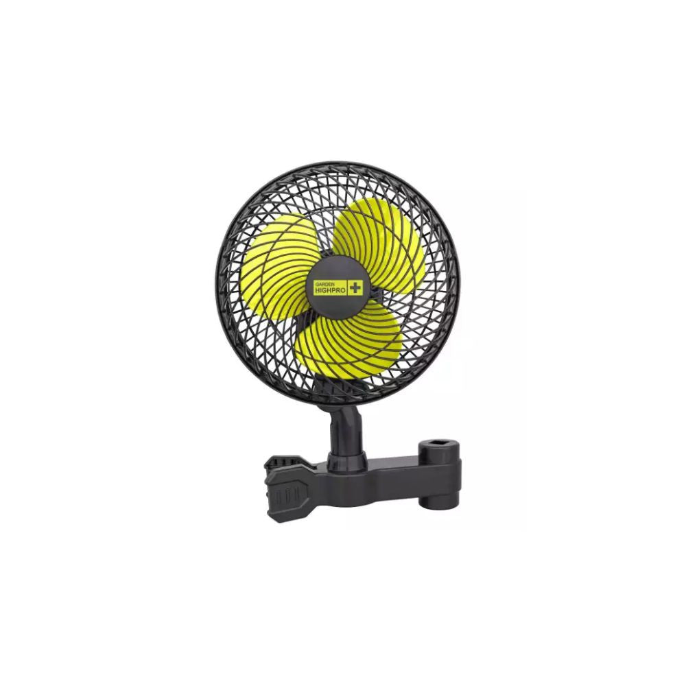 Garden High Pro Oscillating Fan 20W, dvourychlostní oscilační ventilátor průměr 20 cm pohled zepředu