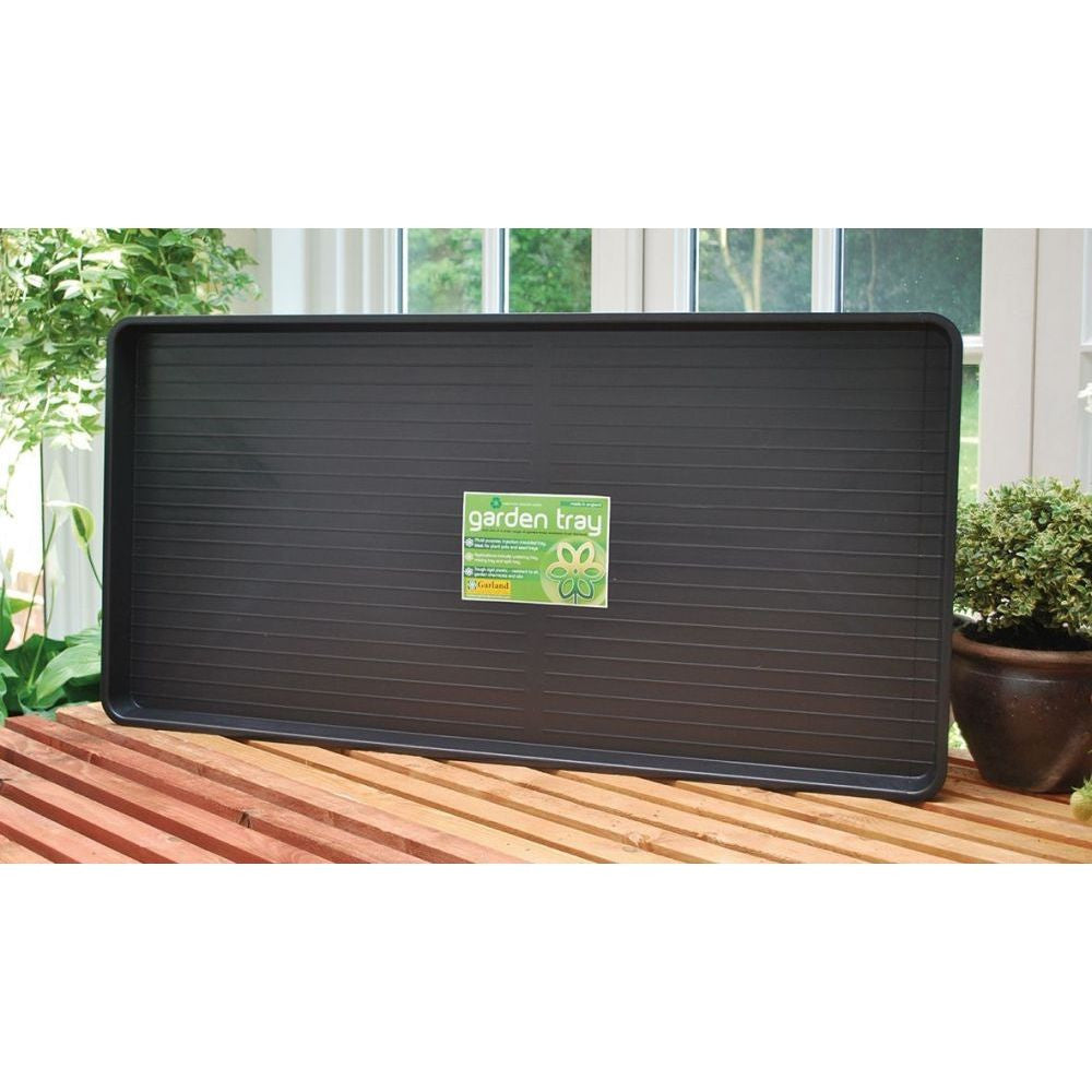 Garland podmiska plast Giant Garden Tray Black 110x55x5 cm boční pohled