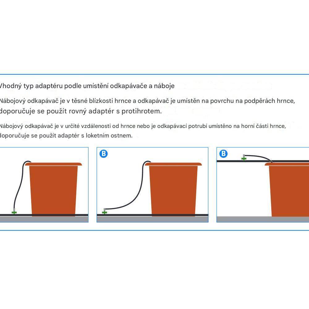 Anneau d'irrigation Netafim Netbow 25 cm, vue de dos