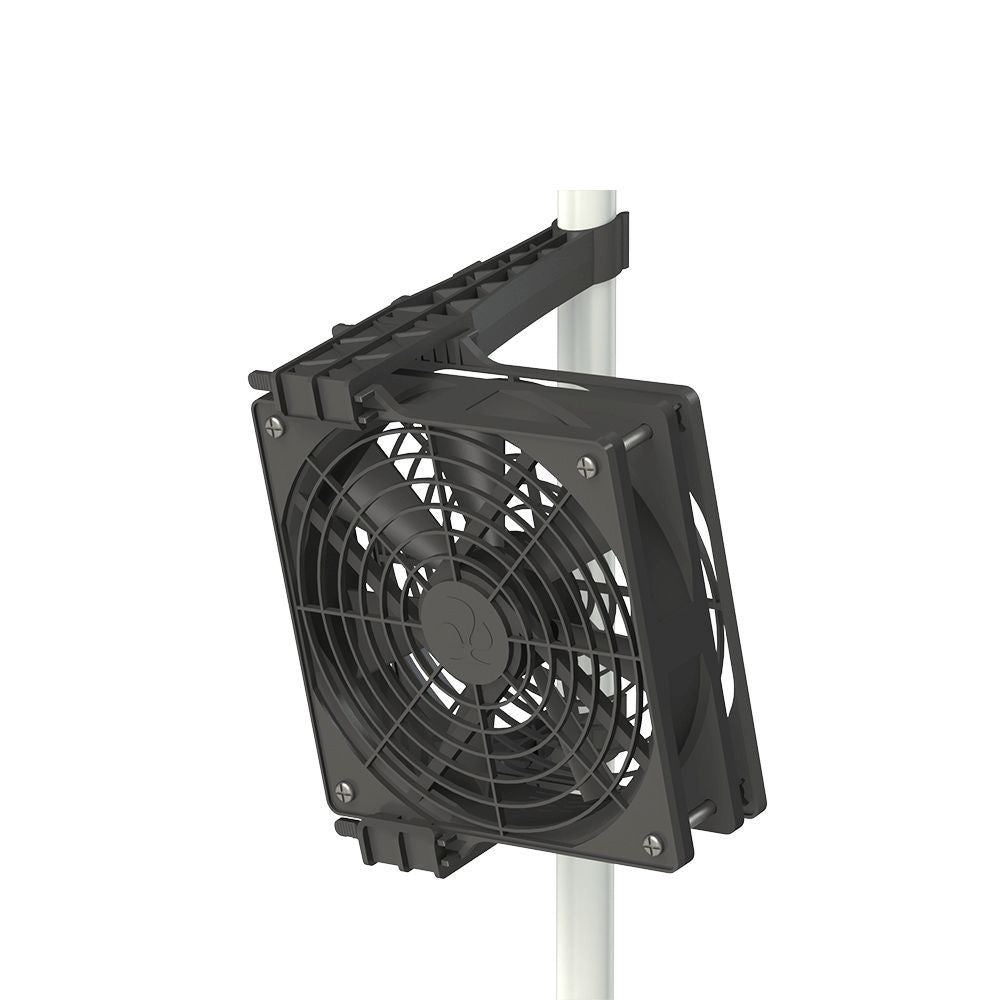 Secret Jardin Monkey Fan 120 mm 24V, cirkulační ventilátor pohled zepředu