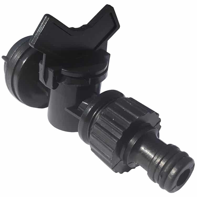 Autopot kohout k FlexiTanku pohled zepředu