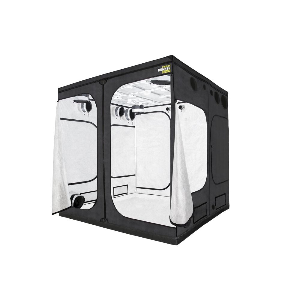 Garden High ProBox Bunker Tent 240, 240x240x240 cm boční pohled