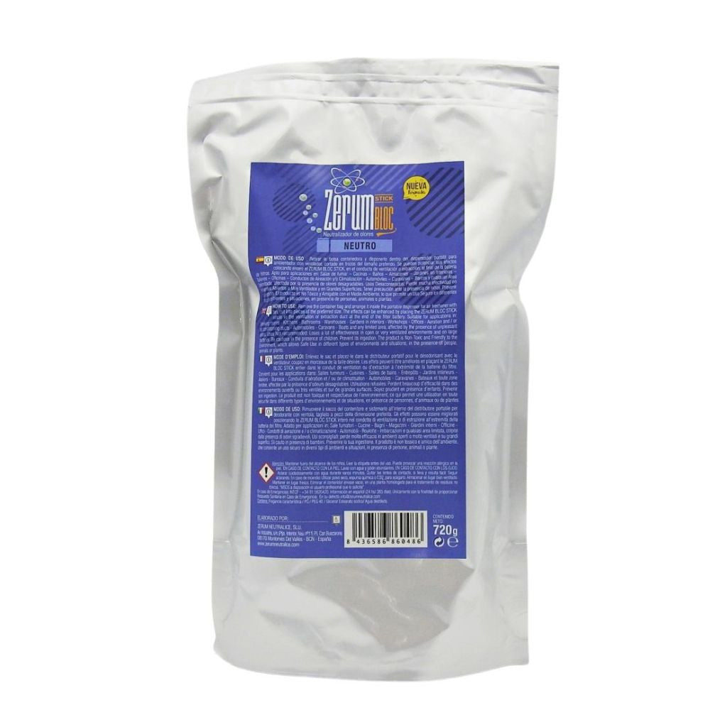 Zerum BLOC Stick Neutralny, 720 g widok z przodu