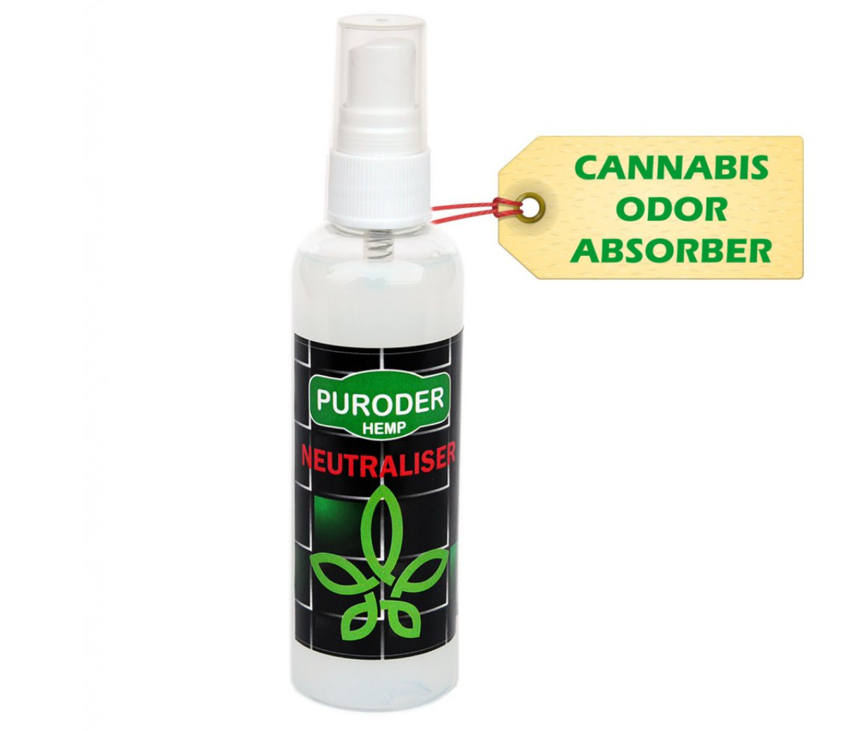 Puroder neutralisant d'odeurs HEMP 500 ml vue de côté