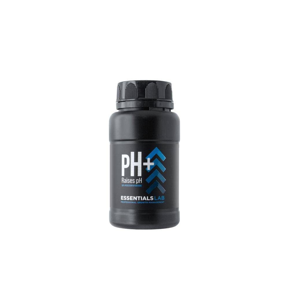 Essentials LAB pH plus 250 ml, 50% hydroxid pohled zepředu